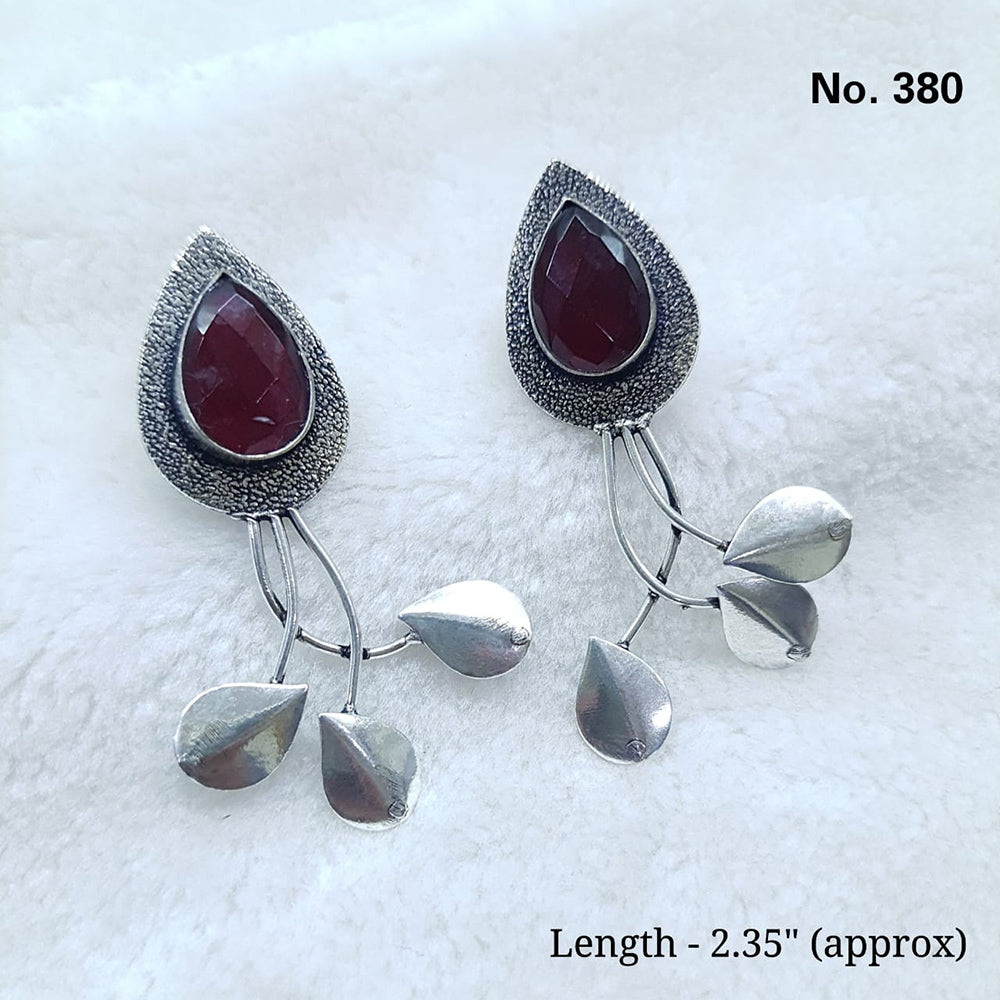 Shubhratnam Jewellers Silver Plated Dangler Earrings