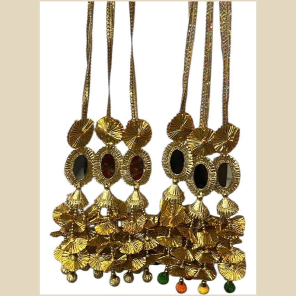 Hira Collections Colorful Hair Paranda with Tassels – Ethnic Indian Hair Jewelry