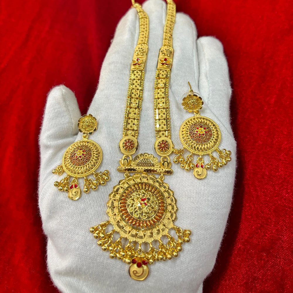 Pari Art Jewellery Forming Long Necklace Set