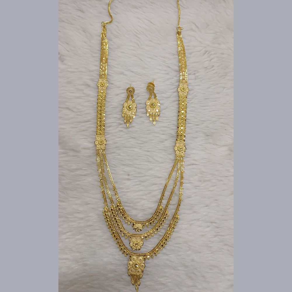 Pari Art Jewellery Forming Multi Layer Long Necklace Set
