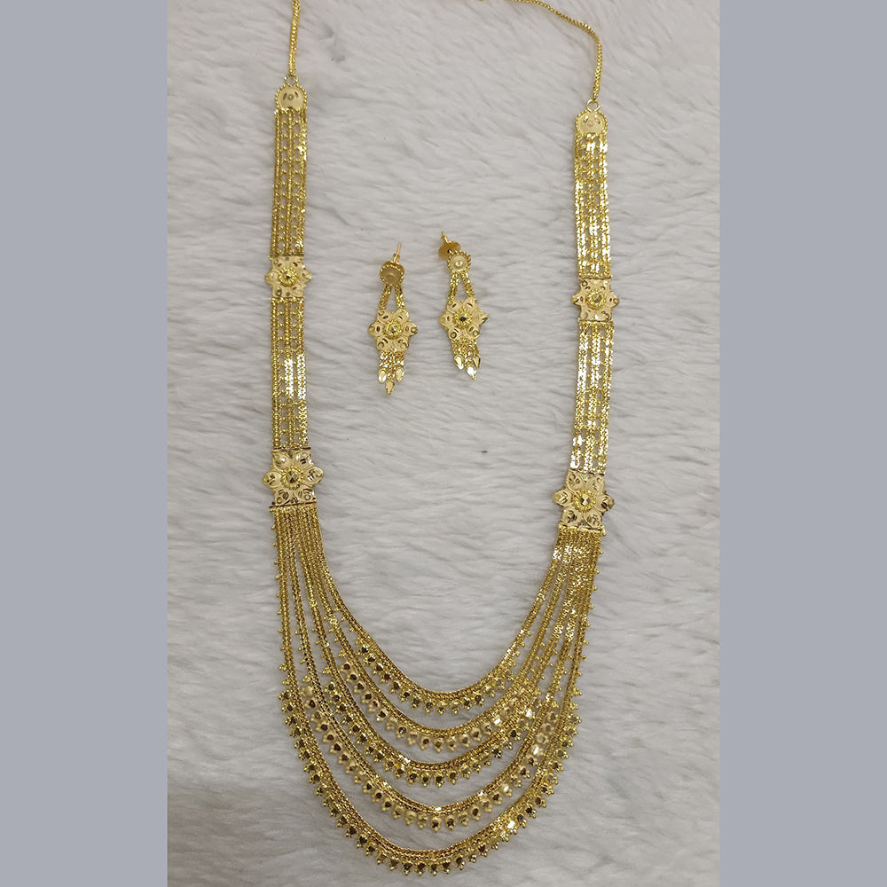 Pari Art Jewellery Forming Multi Layer Long Necklace Set