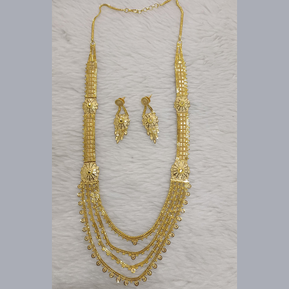 Pari Art Jewellery Forming Multi Layer Long Necklace Set