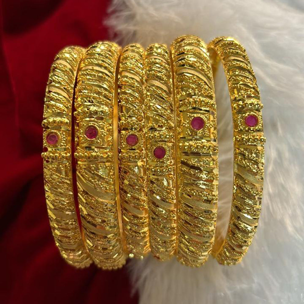 Pari Art Jewellery Forming Gold Bangles Set