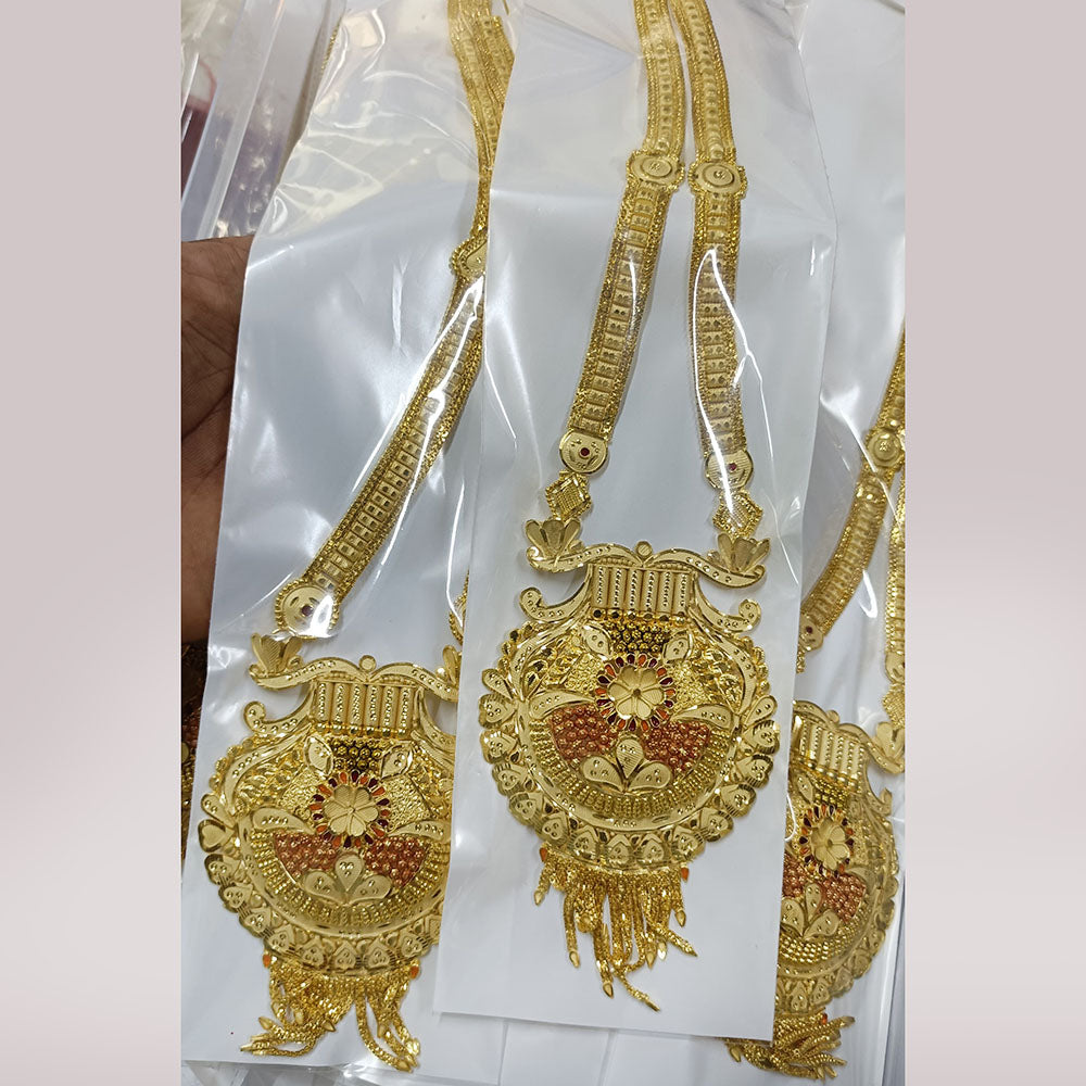Pari Art Jewellery Forming Long Necklace Set ( 1 Piece Only )