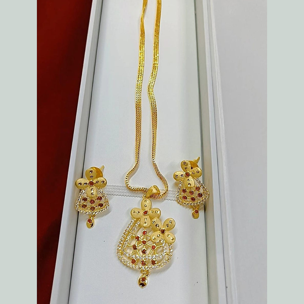 Pari Art Jewellery Forming Chain Pendant Set
