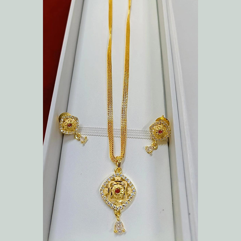 Pari Art Jewellery Forming Chain Pendant Set