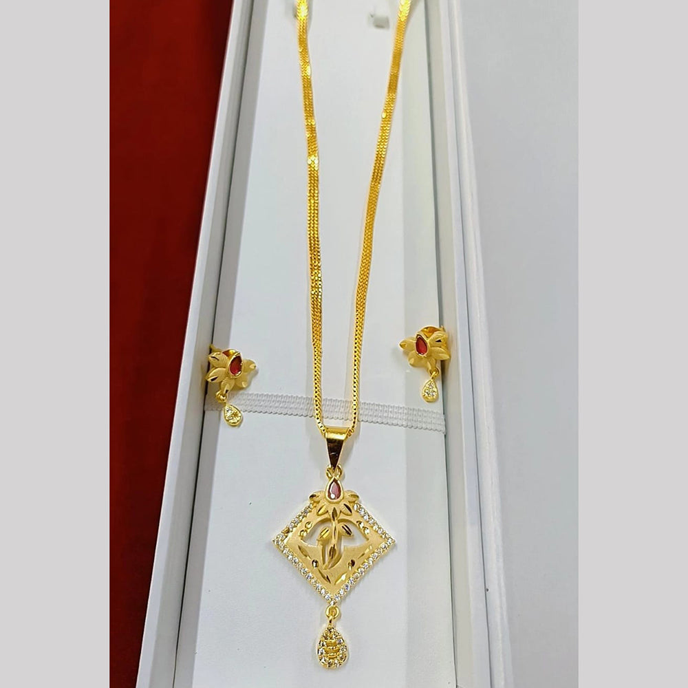 Pari Art Jewellery Forming Chain Pendant Set