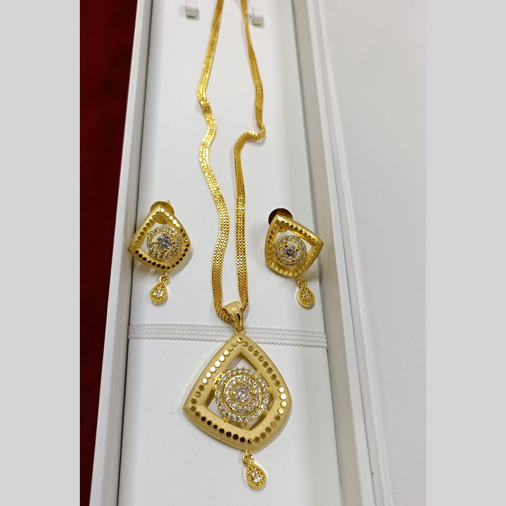Pari Art Jewellery Forming Chain Pendant Set