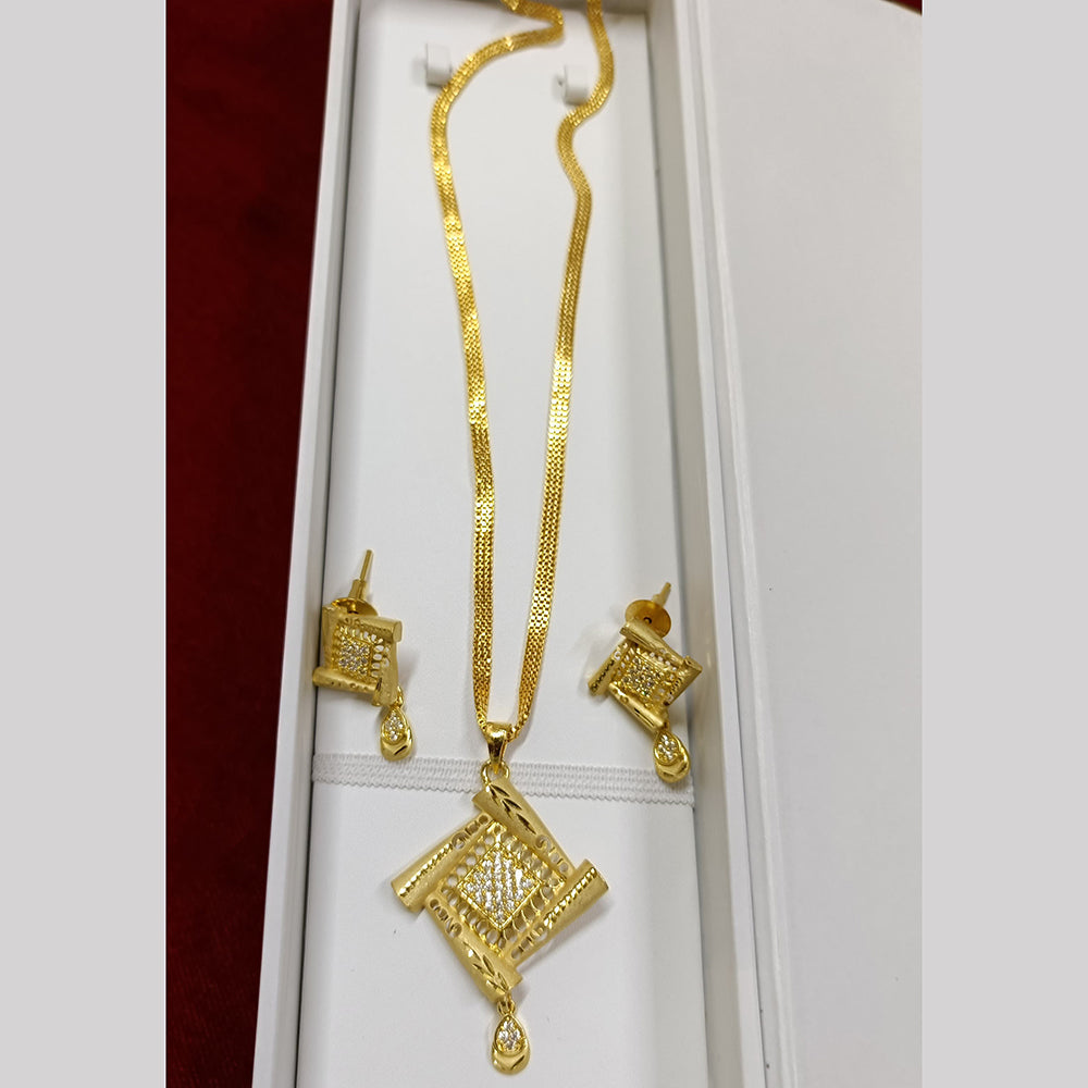 Pari Art Jewellery Forming Chain Pendant Set