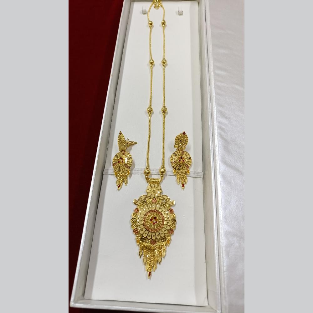 Pari Art Jewellery Forming Long Necklace Set