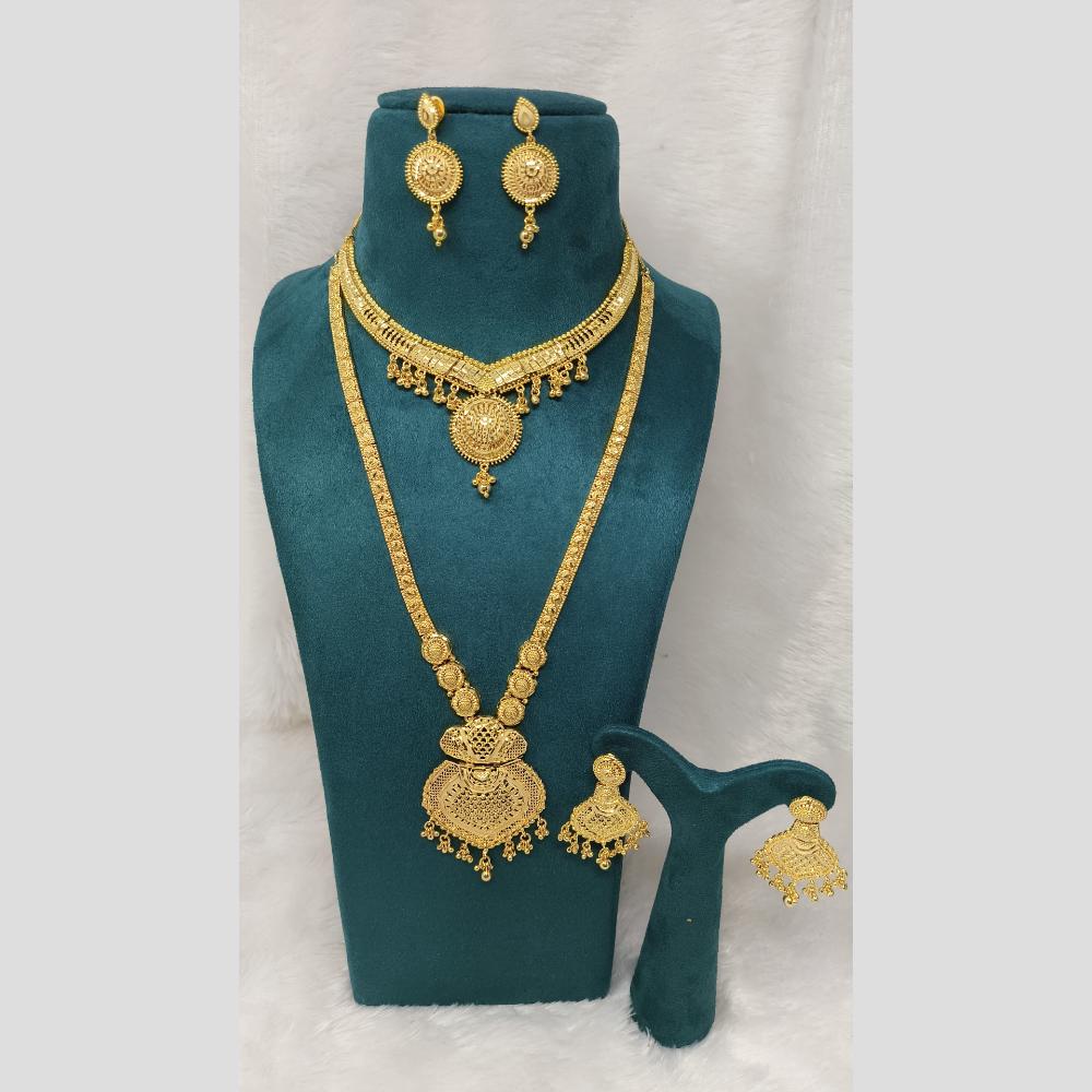 Pari Art Jewellery Forming Double Necklace Set