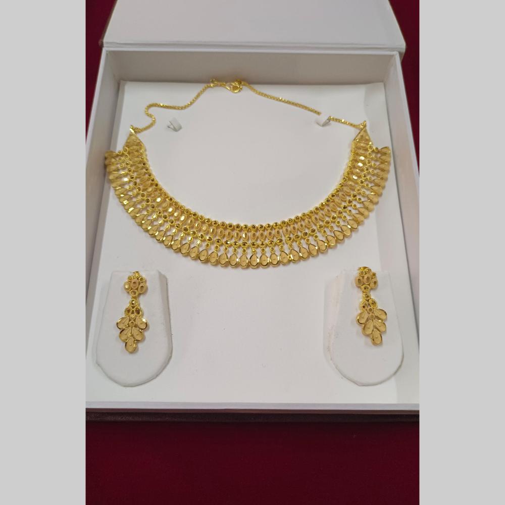 Pari Art Jewellery Bridal Gold Forming Choker Set