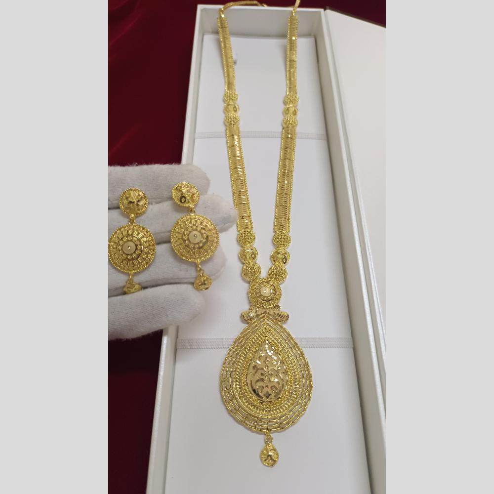 Pari Art Jewellery Designer Gold Plated Necklace Set