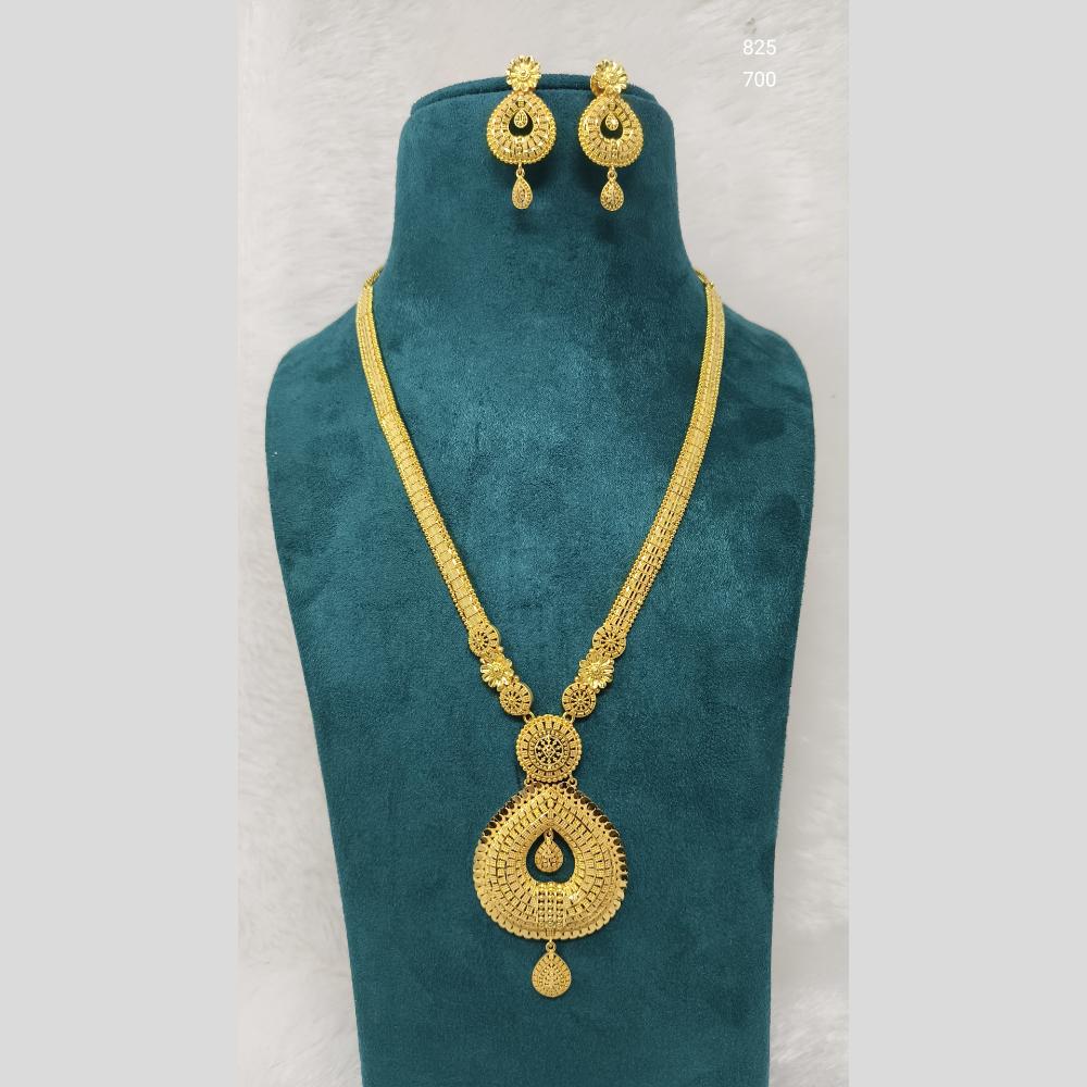 Pari Art Jewellery Designer Gold Plated Necklace Set