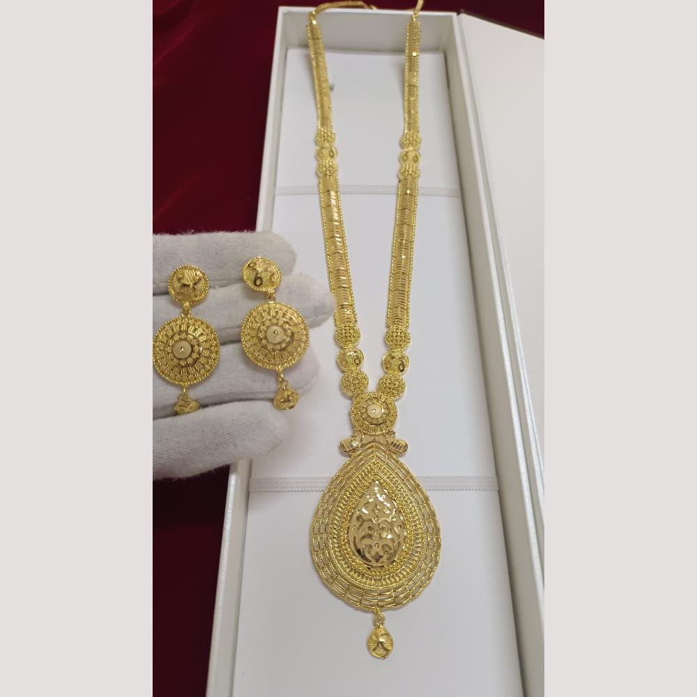 Pari Art Jewellery Antique Finish Traditional Necklace Set