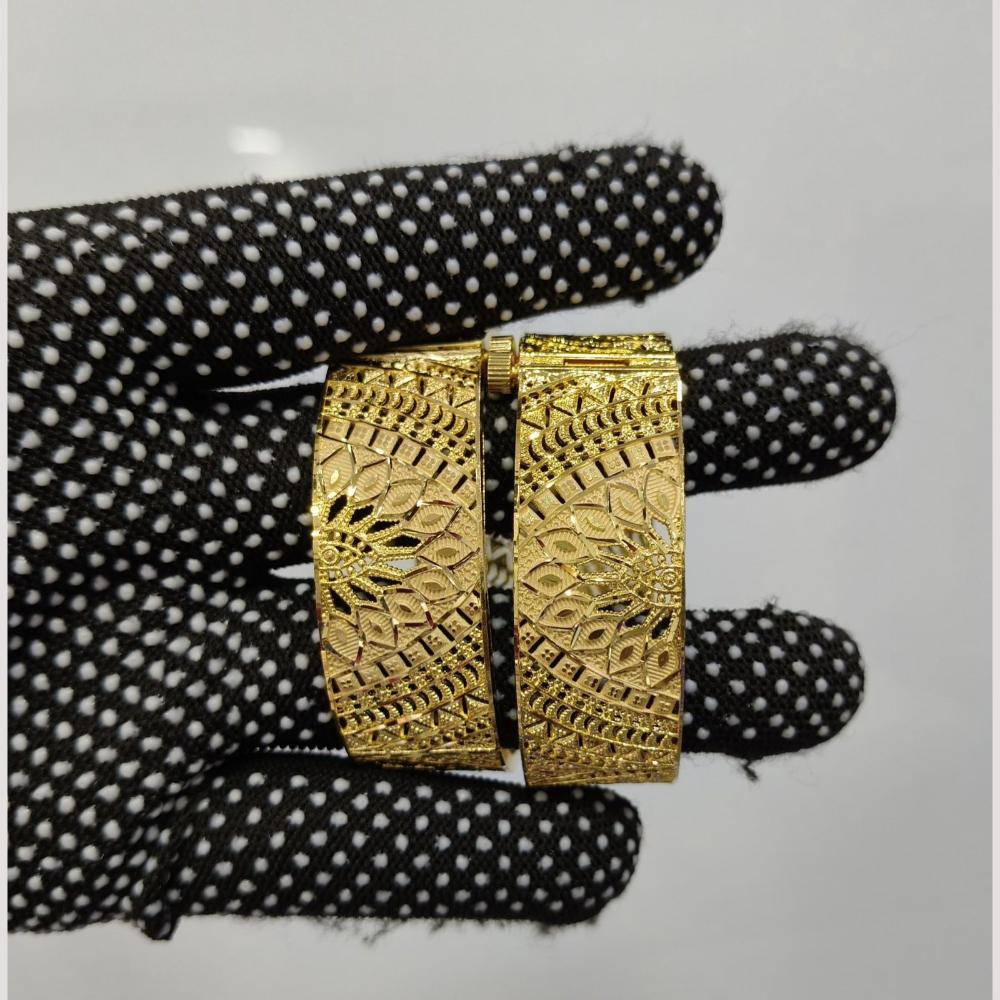 Pari Art Jewellery Ethnic Openable Forming Bangles for Women