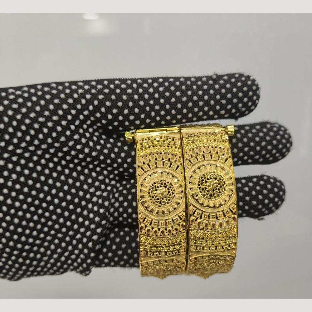 Pari Art Jewellery Ethnic Openable Forming Bangles for Women