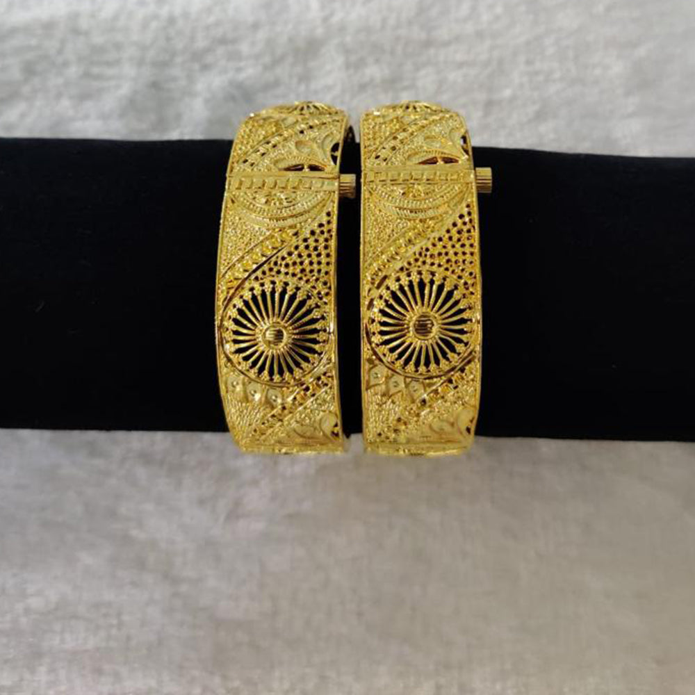 Pari Art Jewellery Ethnic Openable Forming Bangles for Women