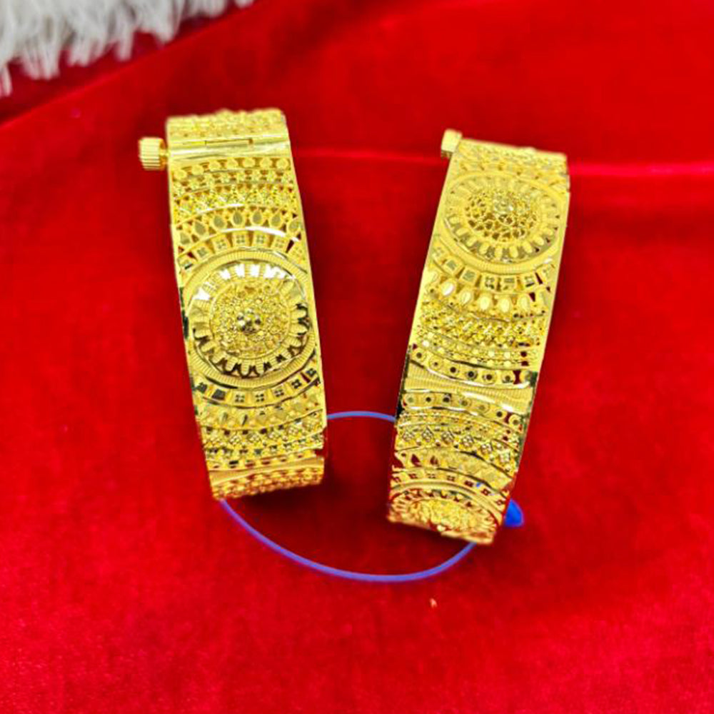 Pari Art Jewellery Ethnic Openable Forming Bangles for Women