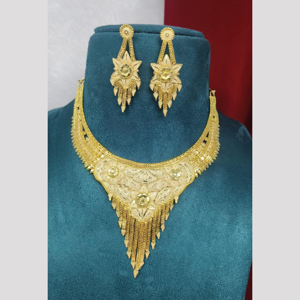 Pari Art Jewellery Royal Traditions Forming Gold Necklace Set