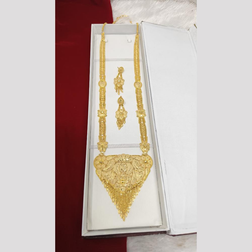 Pari Art Jewellery Swarn Roop Timeless Gold Long Necklace Set