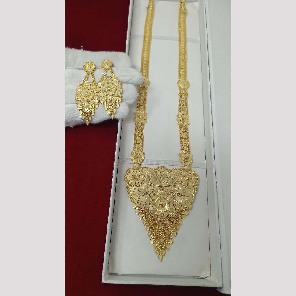 Pari Art Jewellery Shringar Sutra Elegant Forming Gold Long Necklace Set