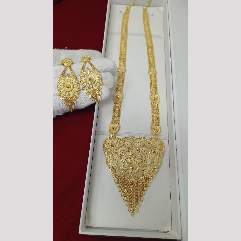 Pari Art Jewellery Shringar Sutra Elegant Forming Gold Long Necklace Set