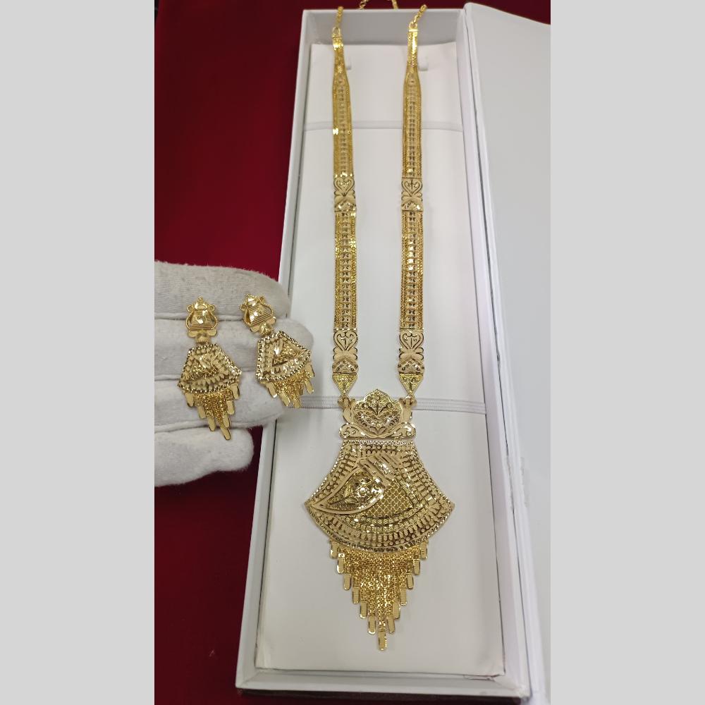Pari Art Jewellery Forming  Long  Necklace Set