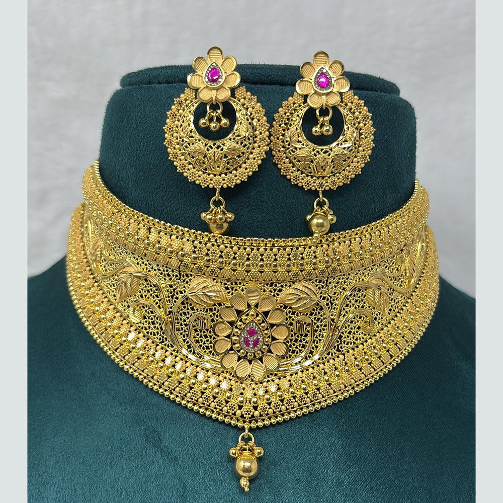 Pari Art Jewellery Designer Forming Choker Necklace Set