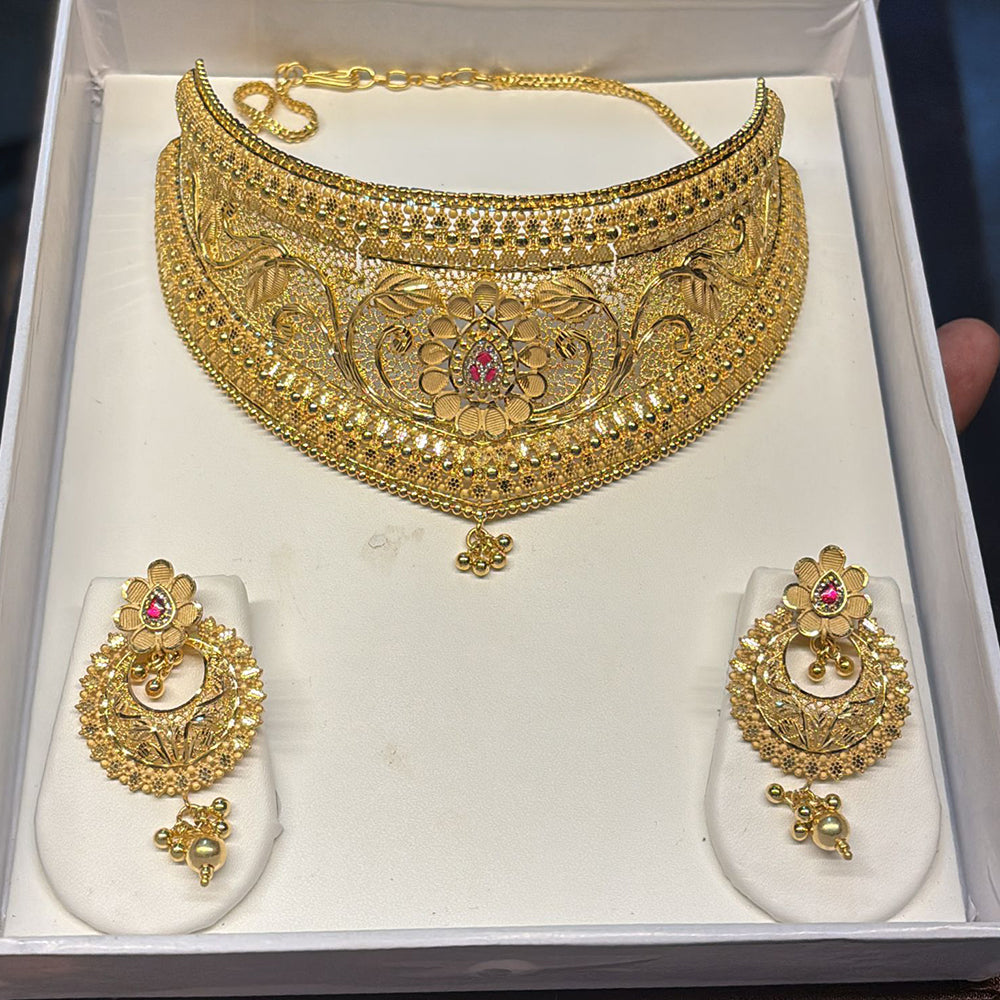 Pari Art Jewellery Designer Forming Choker Necklace Set