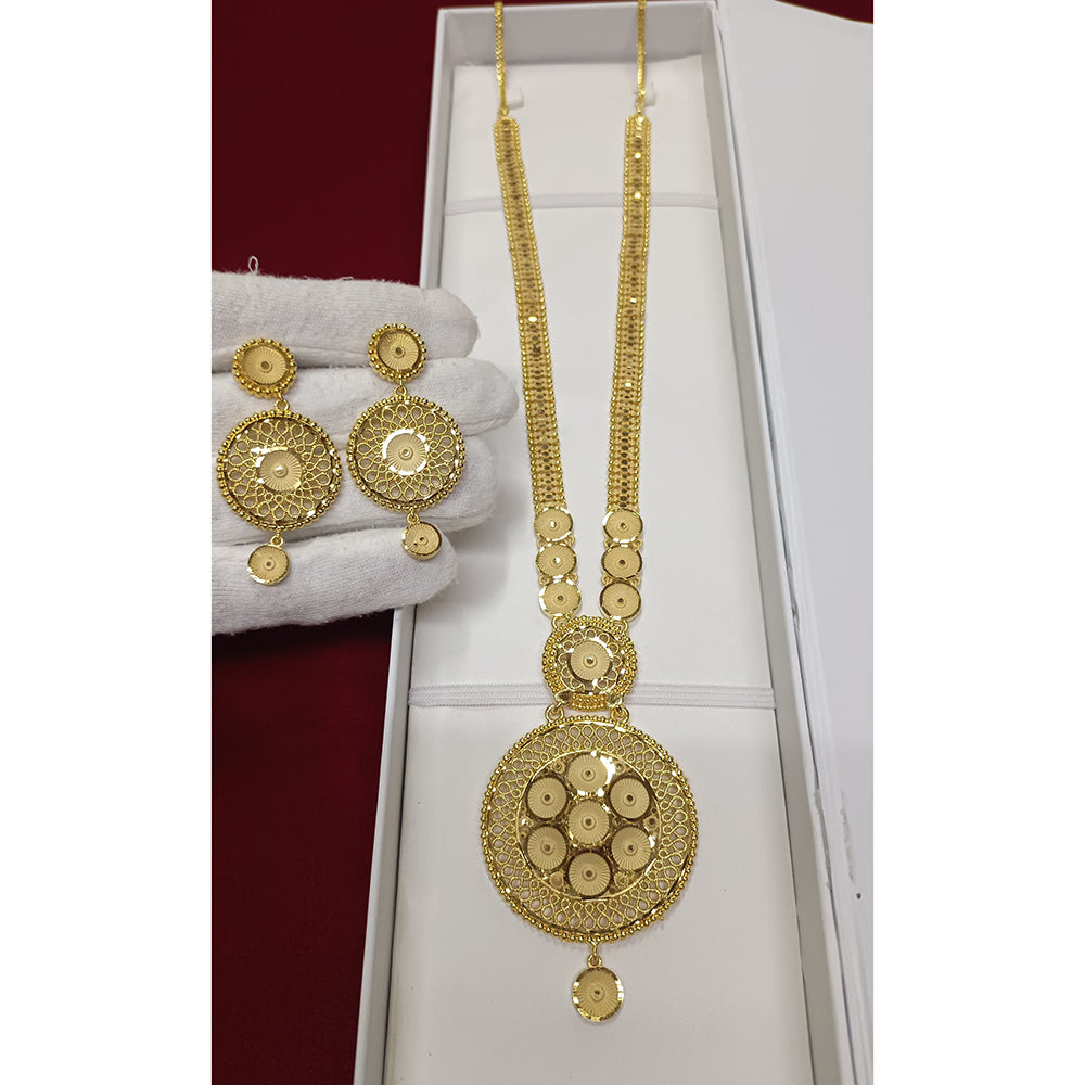 Pari Art Jewellery Forming Luxurious Long Jewellery Necklace Set
