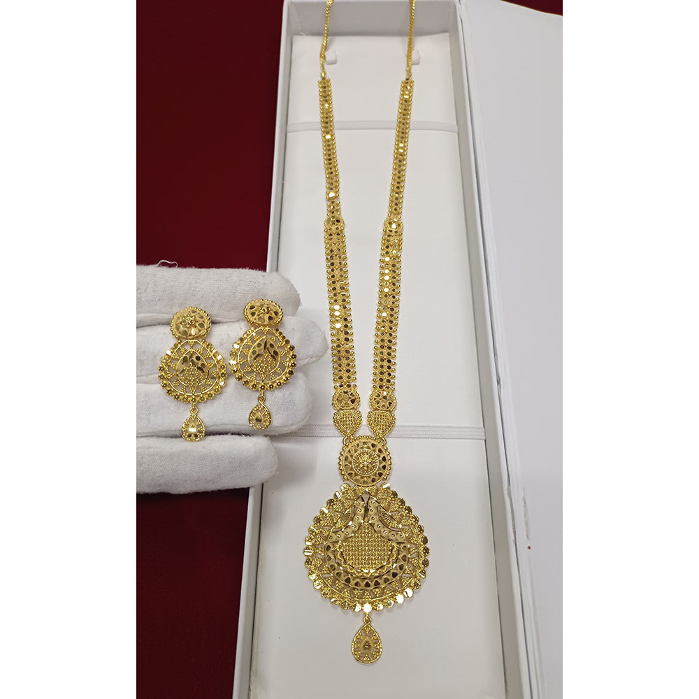 Pari Art Jewellery Forming Luxurious Long Jewellery Necklace Set