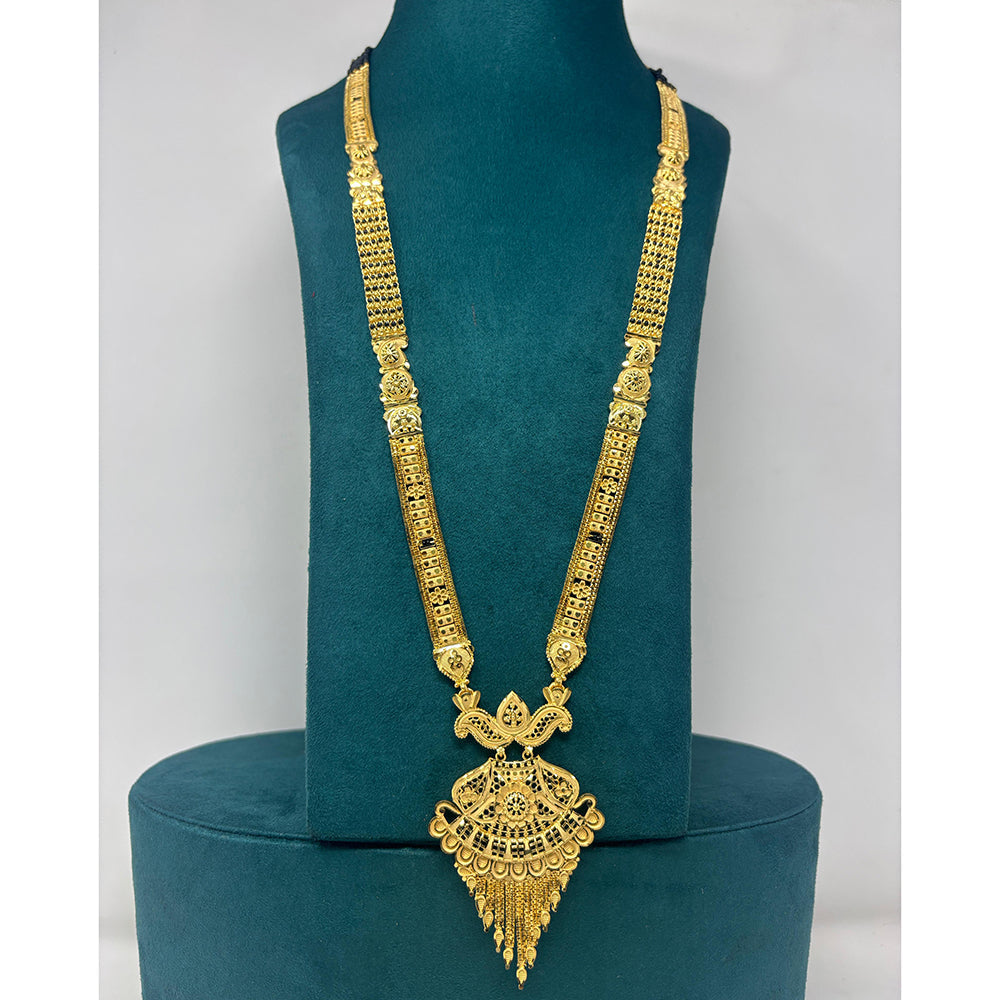 Pari Art Jewellery Designer Black Beads Forming Mangalsutra