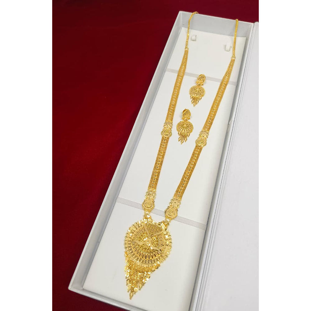 Pari Art Jewellery Royal Forming Long Necklace Set
