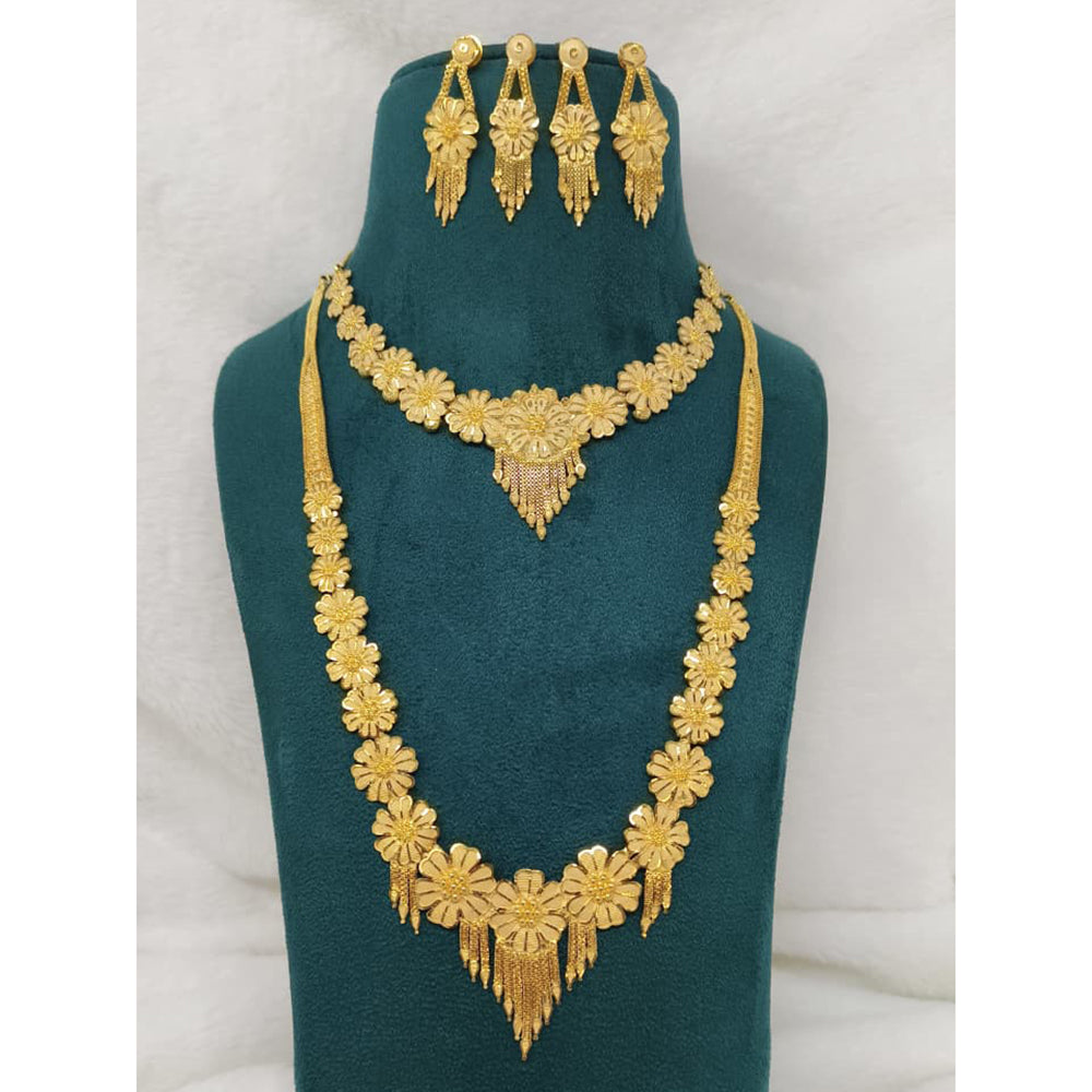 Pari Art Jewellery Designer Forming Double Necklace Set