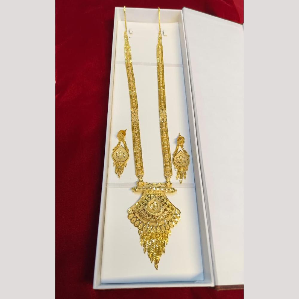 Pari Art Jewellery Royal Forming Long Necklace Set