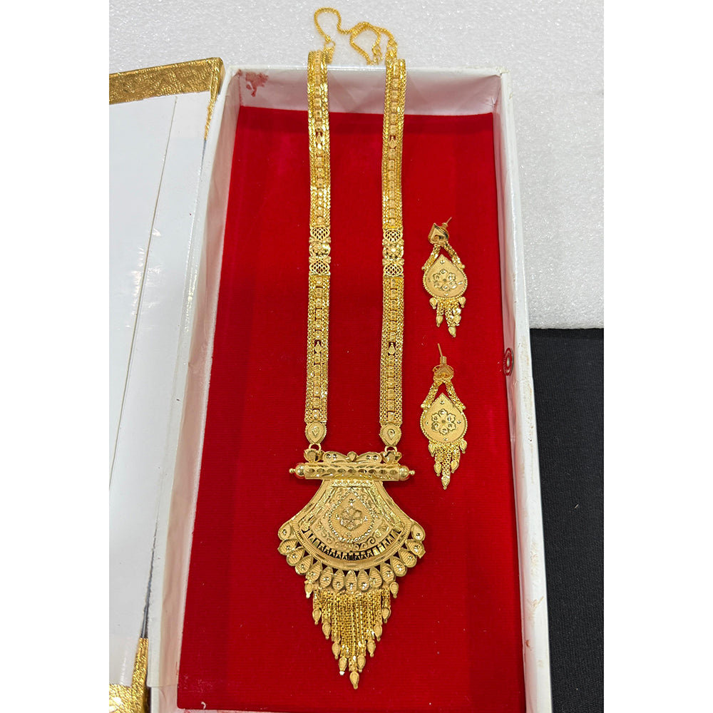 Pari Art Jewellery Royal Style Forming Long Necklace Set
