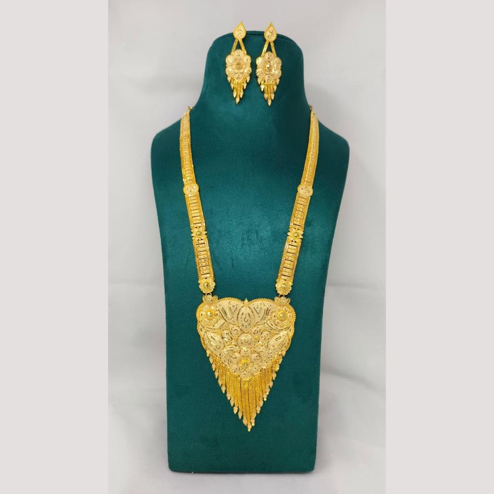 Pari Art Jewellery Royal Style Forming Long Necklace Set
