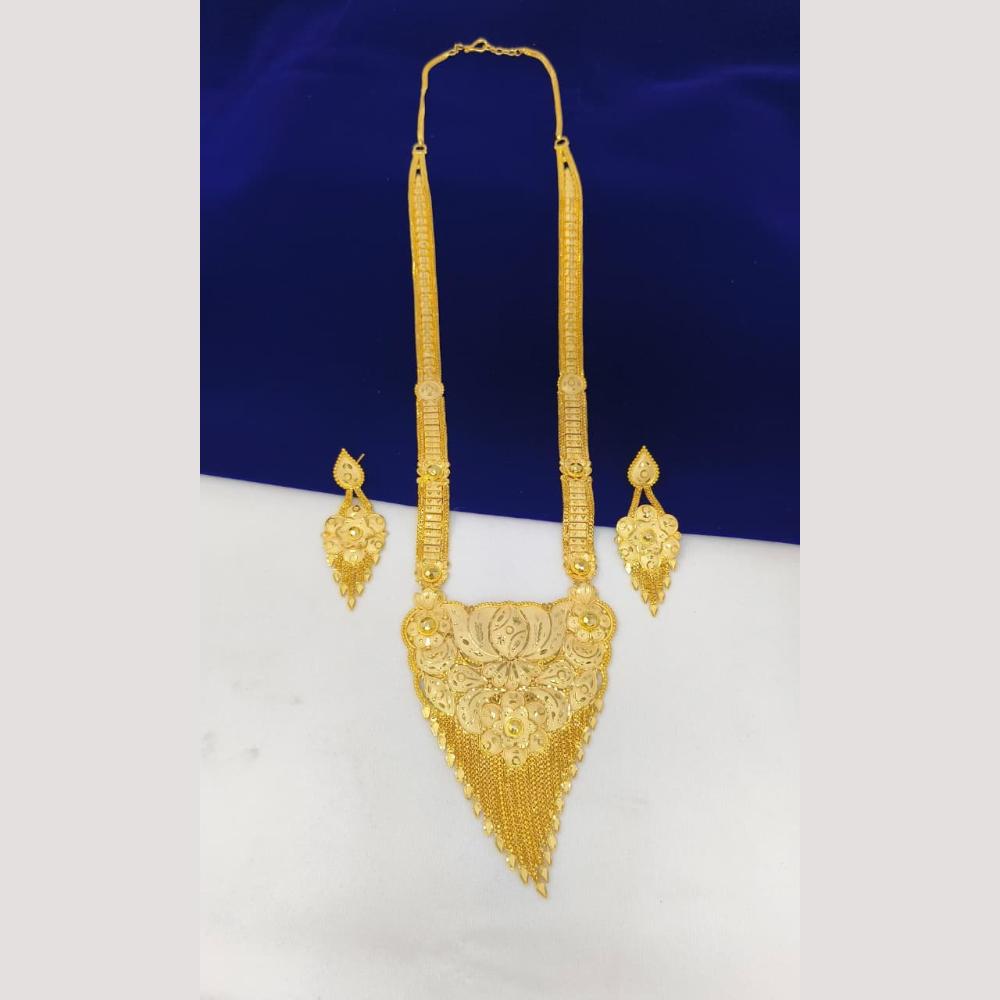 Pari Art Jewellery Royal Style Forming Long Necklace Set