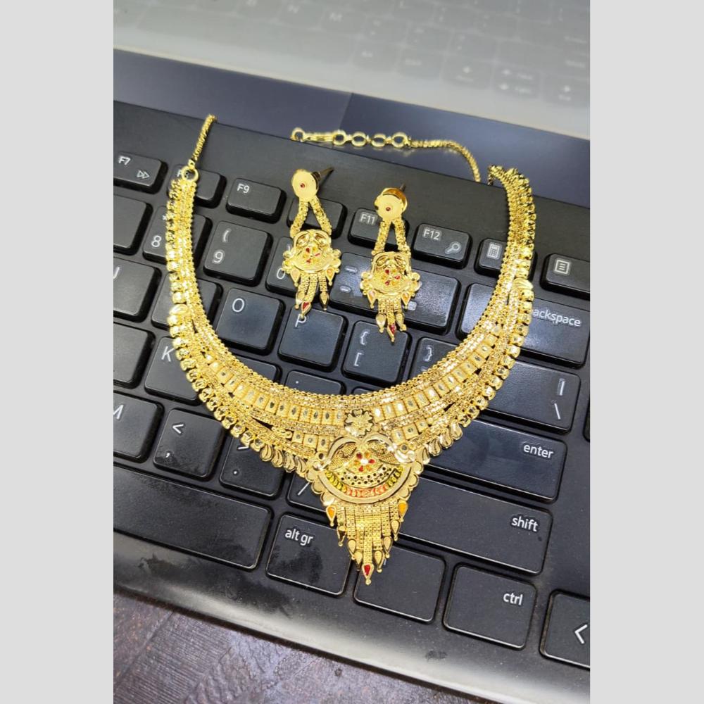 Pari Art Jewellery Royal Style Forming Necklace Set