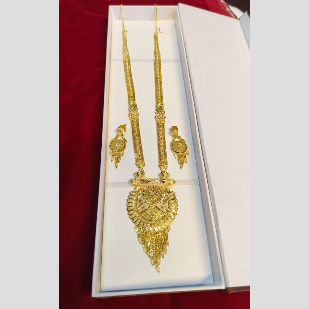Pari Art Jewellery Royal Style Forming Long Necklace Set