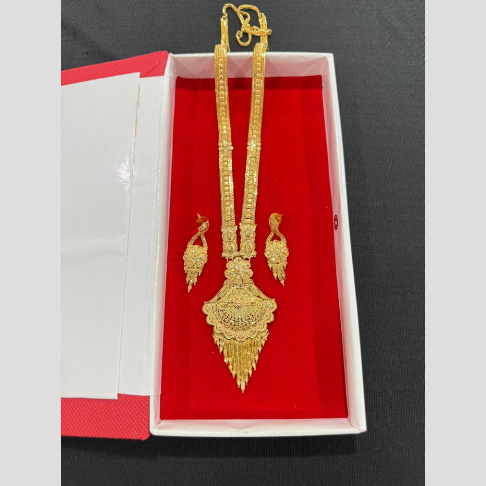 Pari Art Jewellery Royal Style Forming Long Necklace Set
