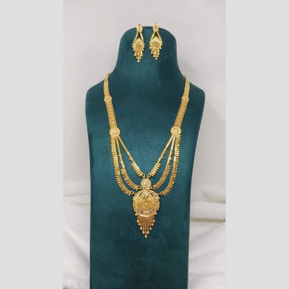 Pari Art Jewellery Royal Style Forming Long Necklace Set