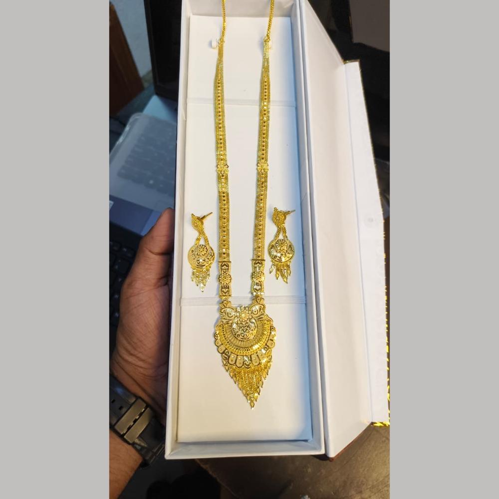 Pari Art Jewellery Royal Forming Designer Long Necklace Set