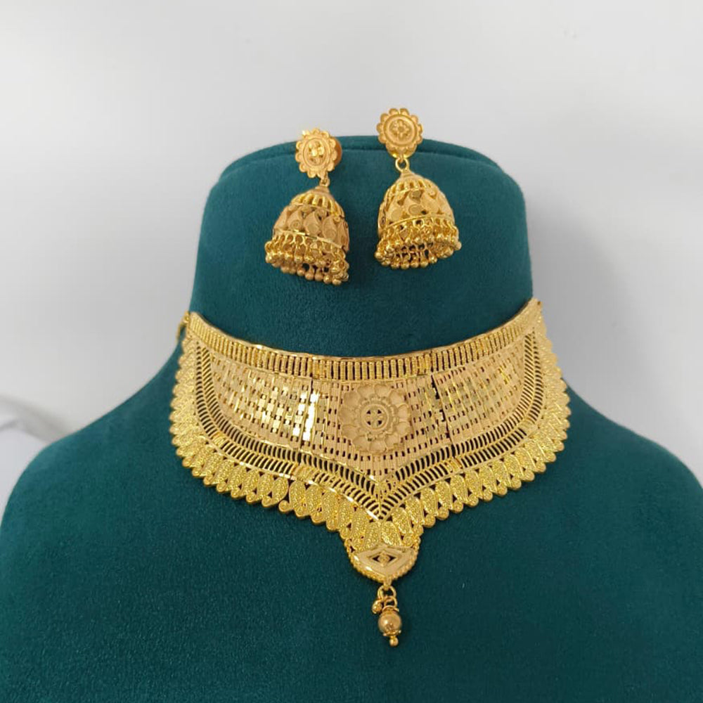 Pari Art Jewellery Royal Forming Designer Choker Necklace Set