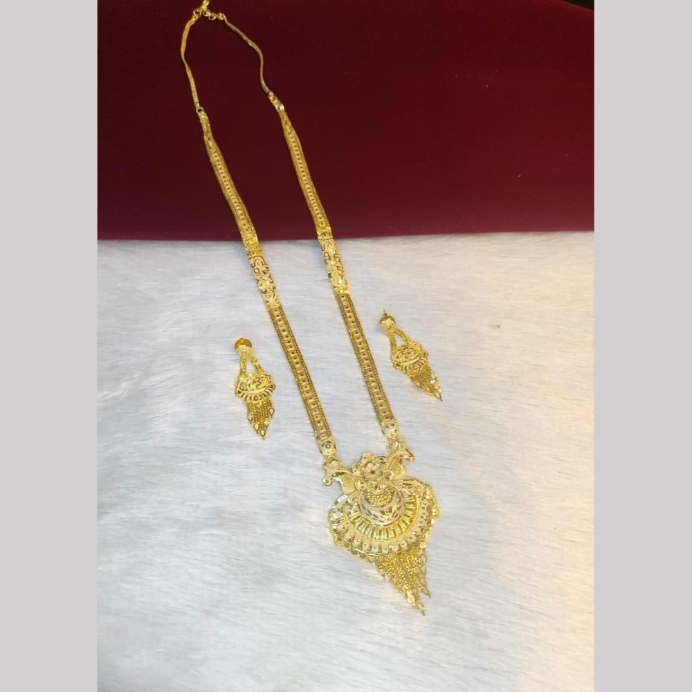 Pari Art Jewellery Royal Forming Designer Long Necklace Set