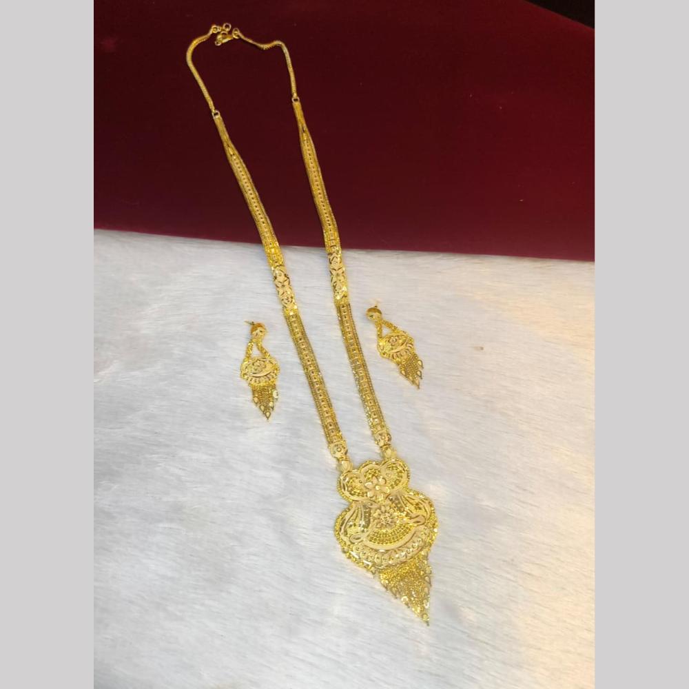 Pari Art Jewellery Royal Forming Designer Long Necklace Set