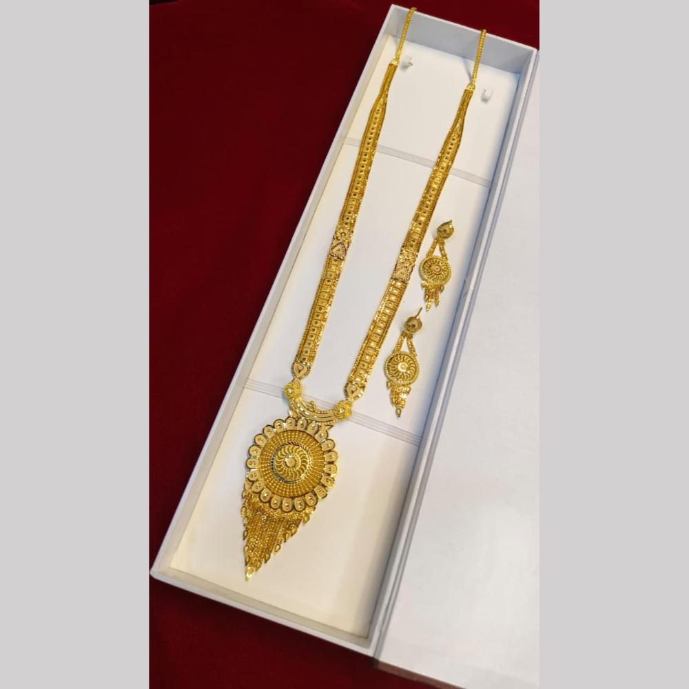 Pari Art Jewellery Royal Forming Designer Long Necklace Set