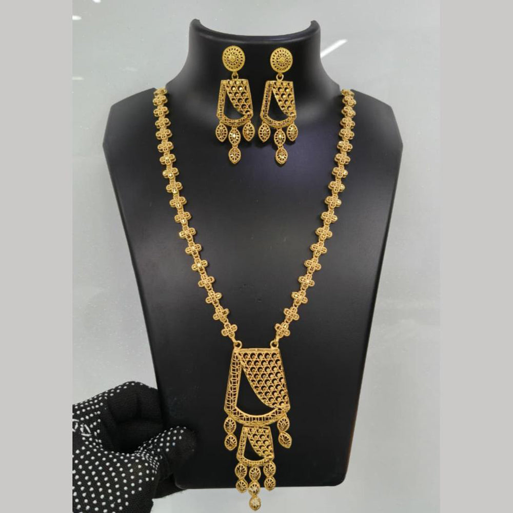Pari Art Jewellery Turkish Forming Exclusive Designer Long Necklace Set