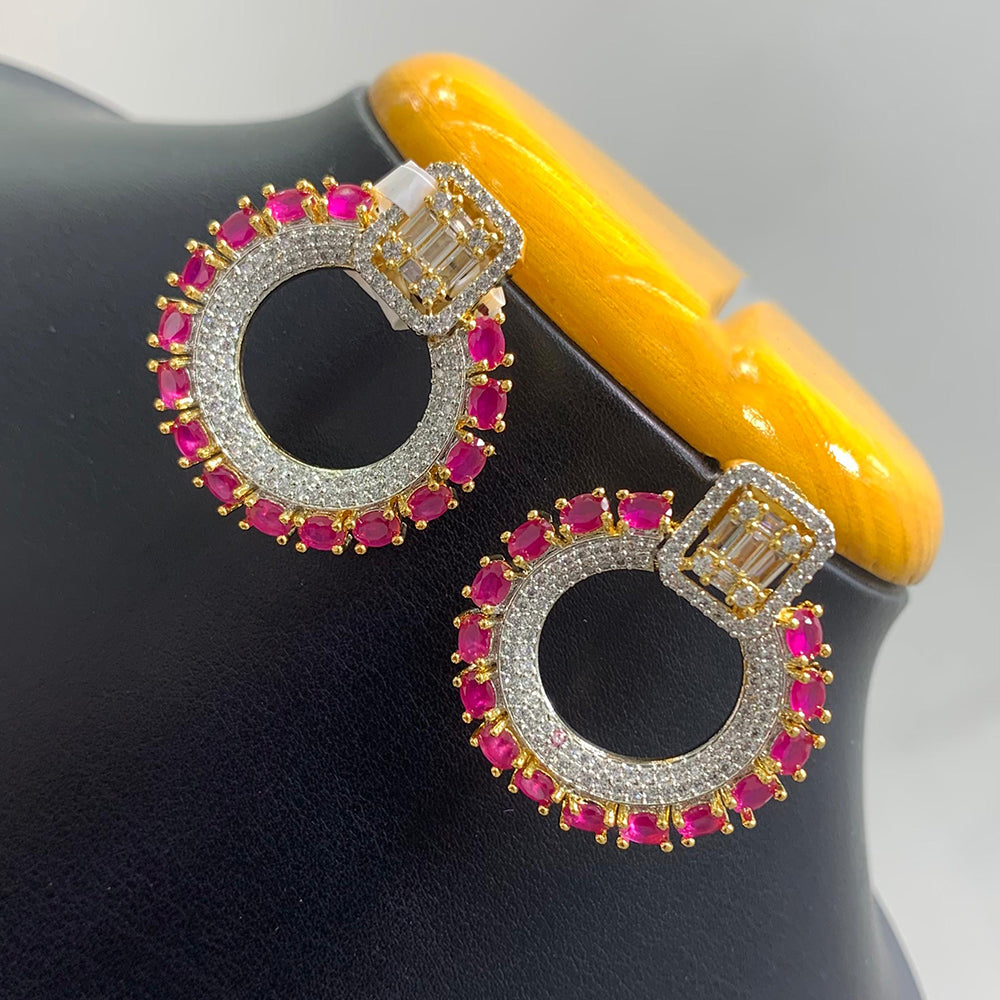 Jain Jewellers American Diamond Dangler Earrings